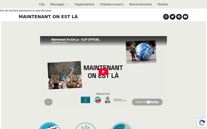 Screenshot of maintenantonestla.ch