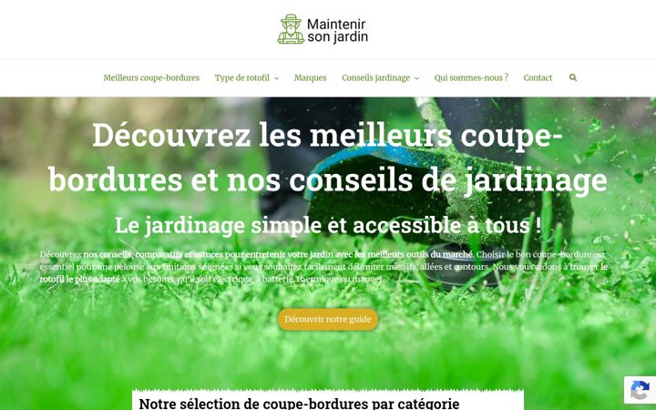 Screenshot of maintenirsonjardin.fr