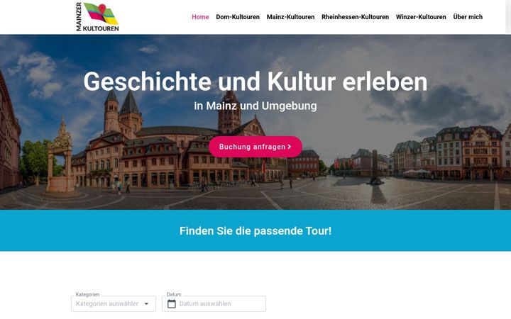 Screenshot of mainzer-kultouren.de