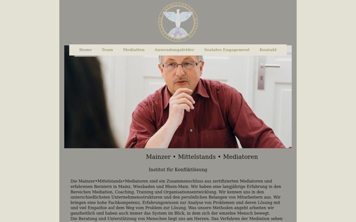 Screenshot of mainzer-mittelstands-mediatoren.de