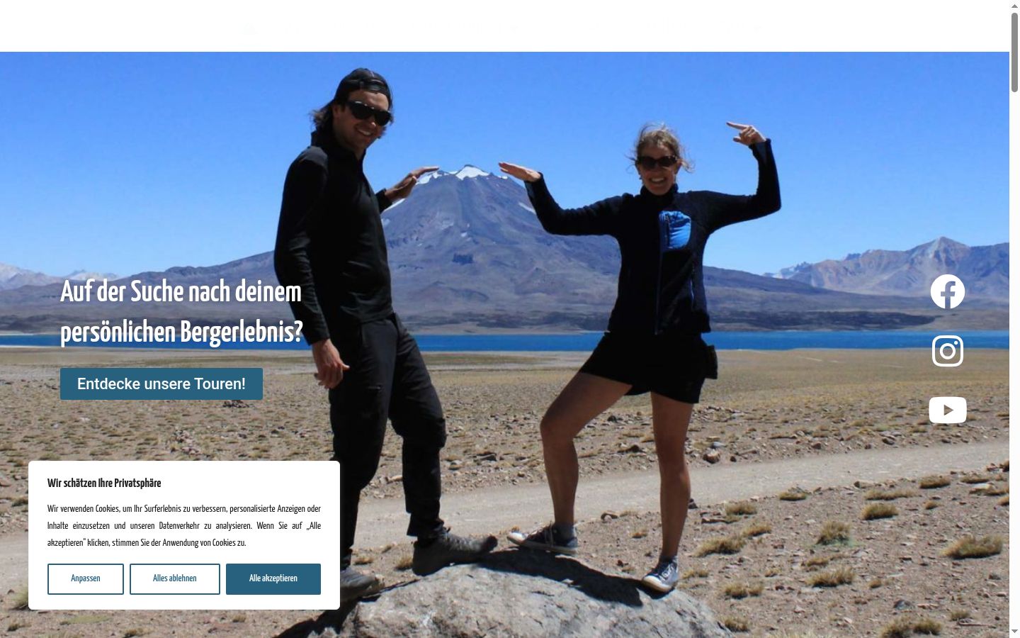 Screenshot van de toestemmingsbanner zoals getoond vóór enige interactie