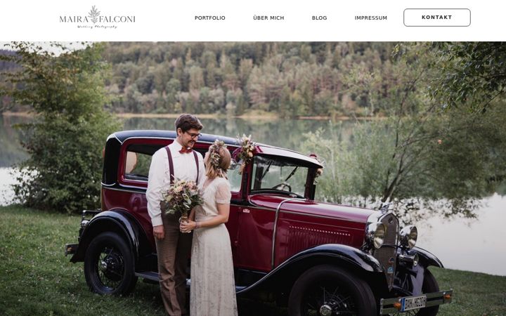 Screenshot of mairafalconi-wedding.de