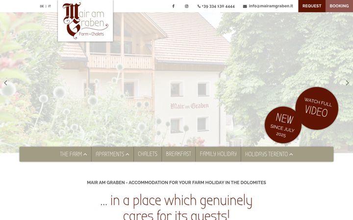 Screenshot of mairamgraben.it