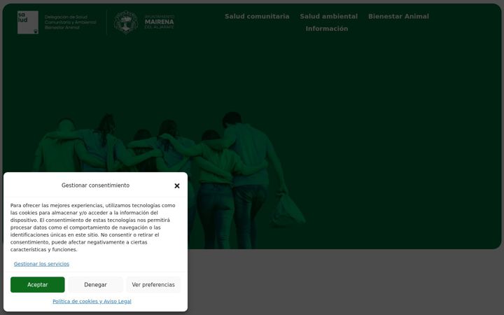 Screenshot of mairenasalud.org