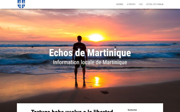Screenshot of maires-martinique.org