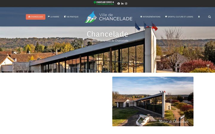 Screenshot of mairie-chancelade.fr