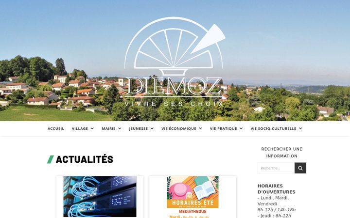 Screenshot of mairie-diemoz.fr