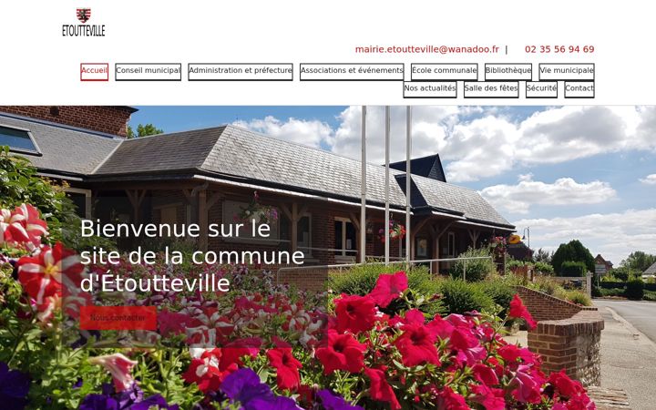 Screenshot of mairie-etoutteville.fr