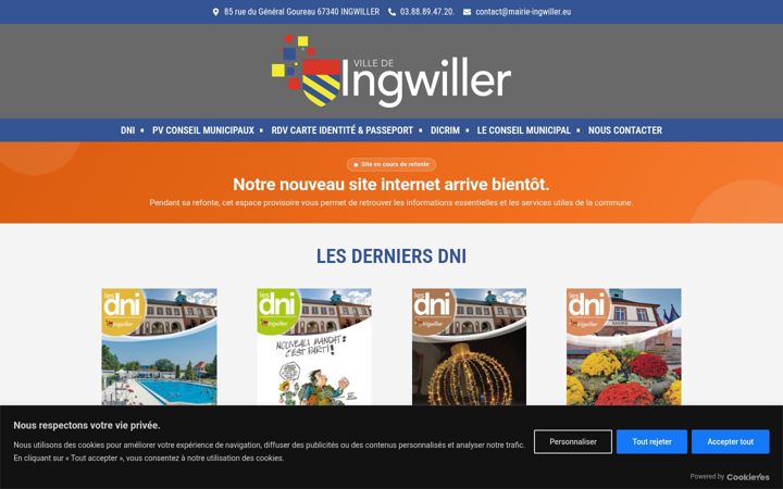 Screenshot of mairie-ingwiller.eu