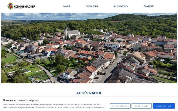 Screenshot of mairie-koenigsmacker.fr