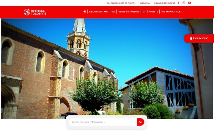 Screenshot of mairie-martres-tolosane.fr