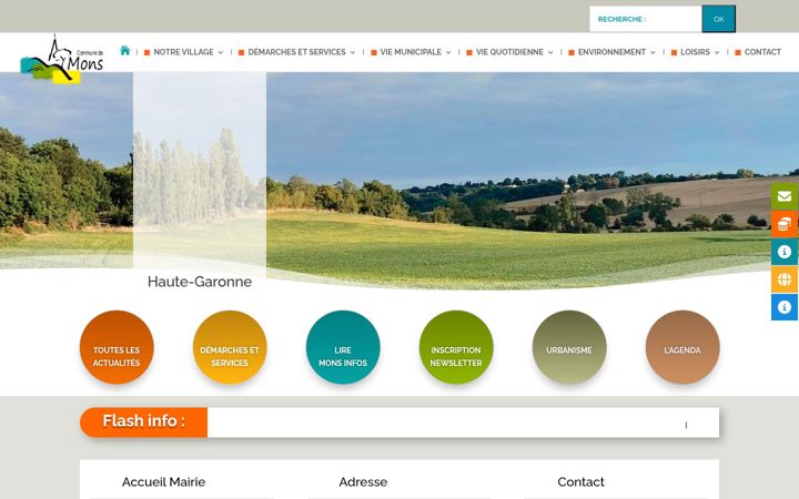 Screenshot of mairie-mons.com