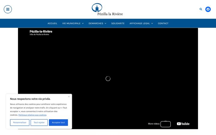 Screenshot of mairie-pezilla-riviere.fr