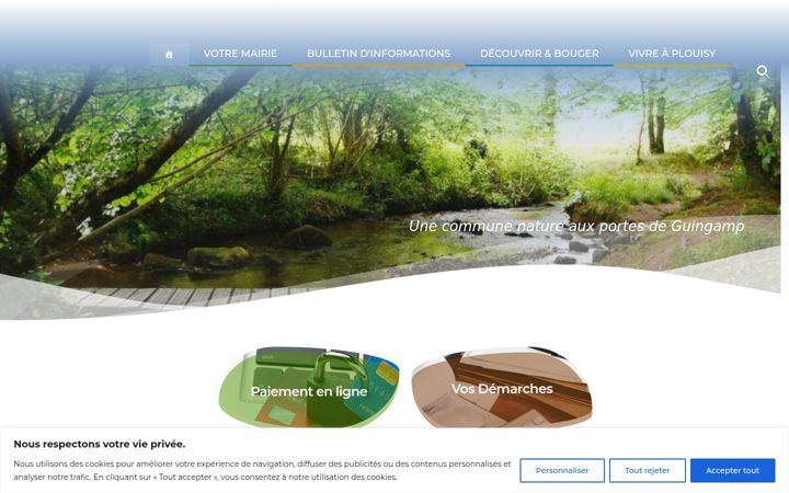 Screenshot of mairie-plouisy.fr