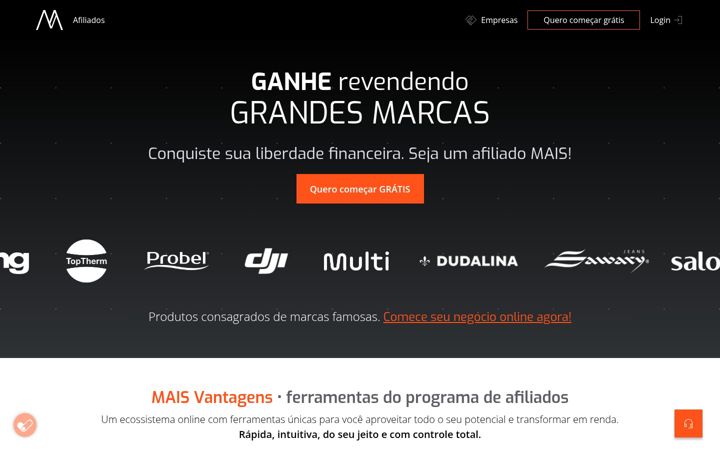 Screenshot of mais.network