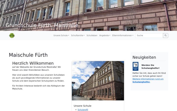 Screenshot of maischule.de