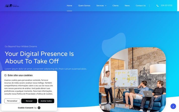Screenshot of maisdigital.net