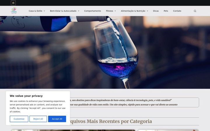 Screenshot of maisestilodevida.com.br