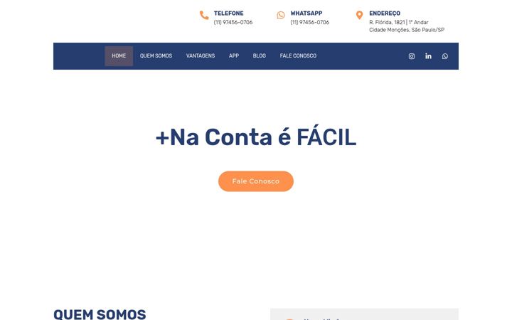 Screenshot of maisnaconta.com.br