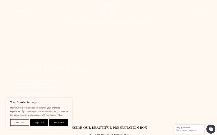 Screenshot of maison-alcee.com
