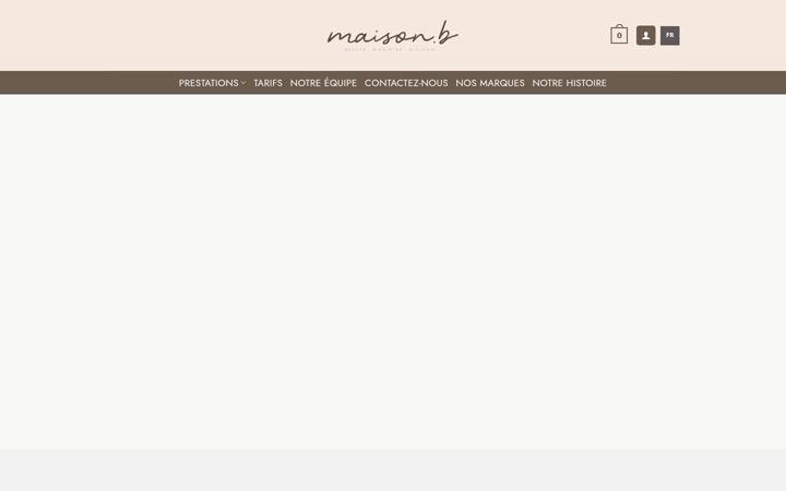 Screenshot of maison-b.ch