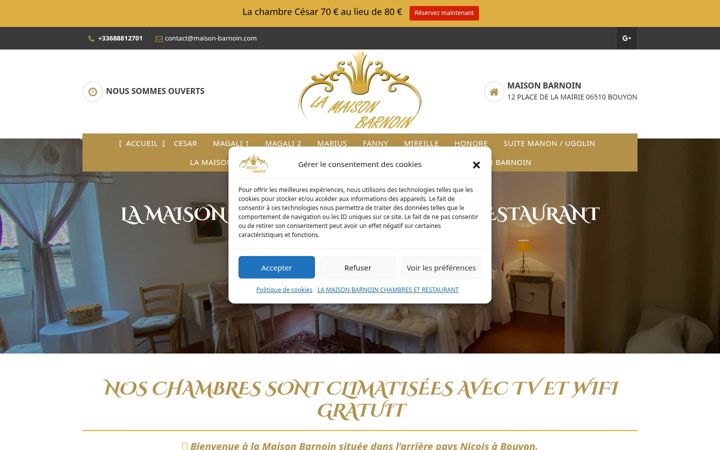 Screenshot of maison-barnoin.com