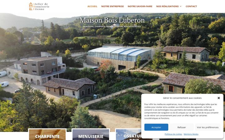 Screenshot of maison-bois-luberon.fr