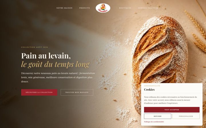 Screenshot of maison-chevallier.fr