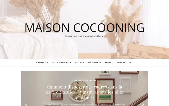 Screenshot of maison-cocooning.fr