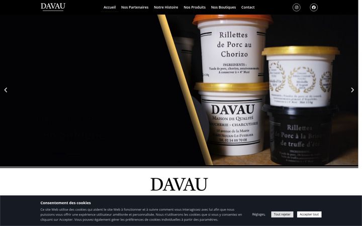 Screenshot of maison-davau.com