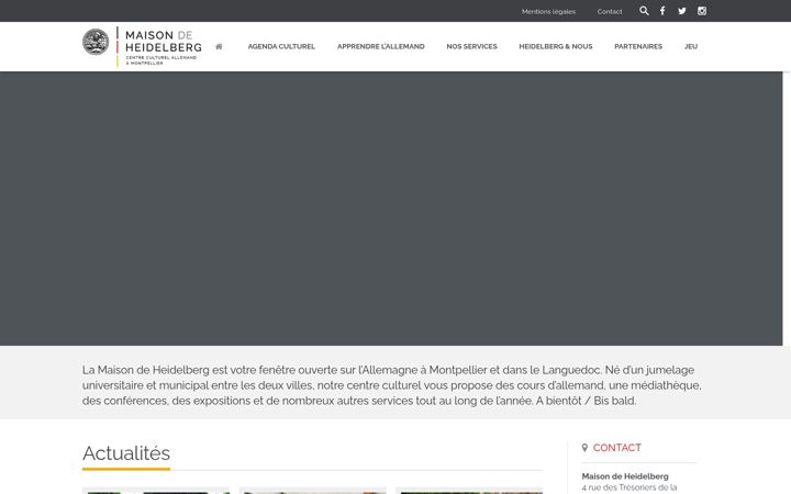 Screenshot of maison-de-heidelberg.org