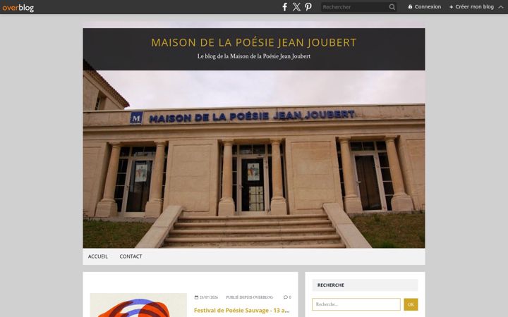 Screenshot of maison-de-la-poesie-languedoc-roussillon.org