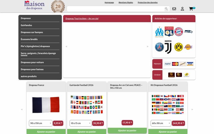 Screenshot of maison-des-drapeaux.com