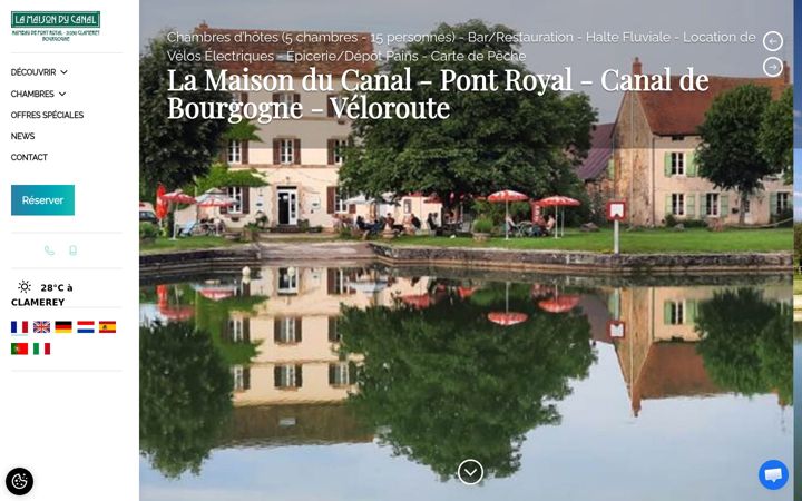 Screenshot of maison-du-canal.fr