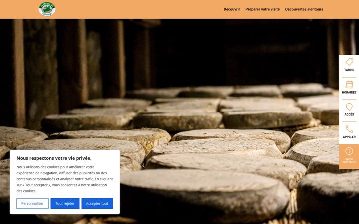 Screenshot of maison-du-fromage.com