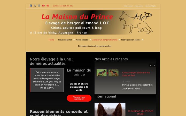 Screenshot of maison-du-prince.eu