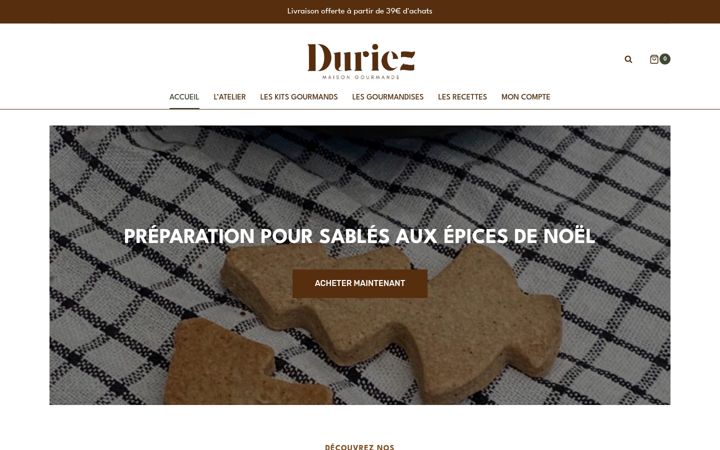 Screenshot of maison-duriez.fr