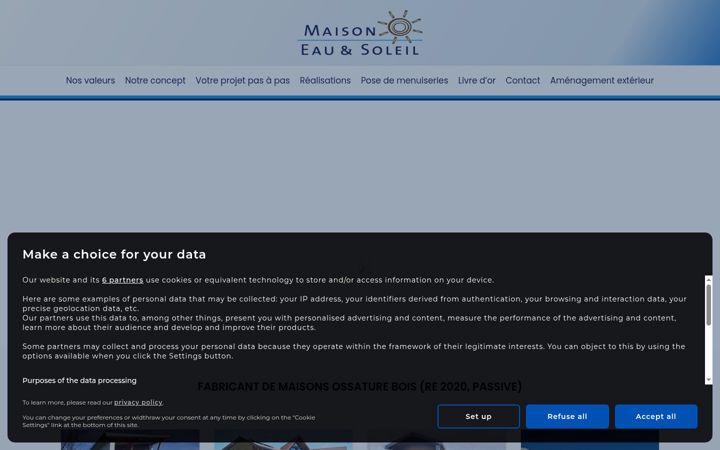 Screenshot of maison-eau-et-soleil.com