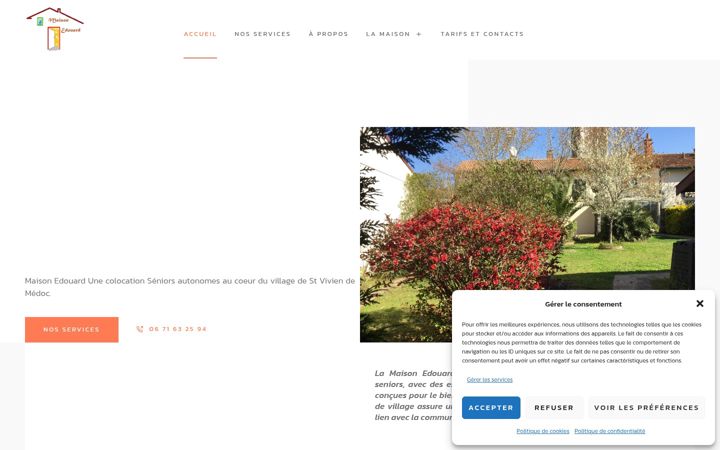 Screenshot of maison-edouard.fr