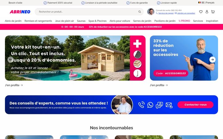Screenshot of maison-et-jardin.be