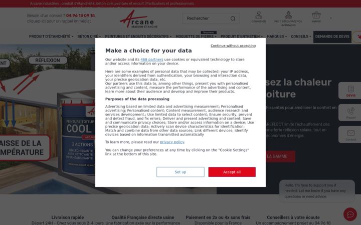 Screenshot of maison-etanche.com
