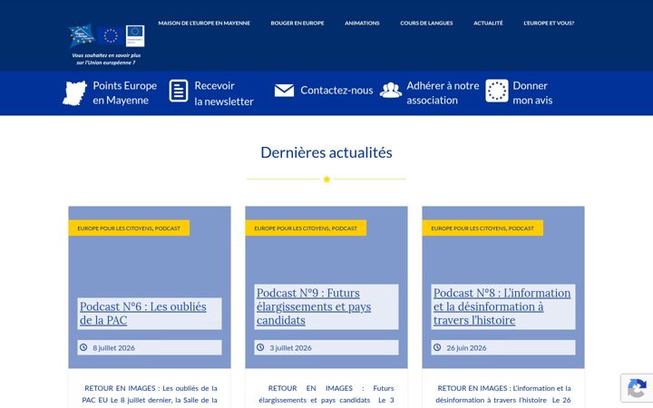 Screenshot of maison-europe-mayenne.eu