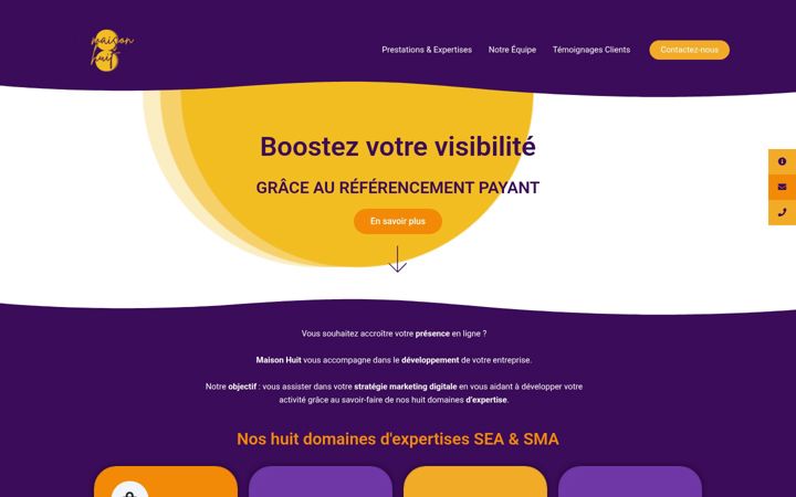 Screenshot of maison-huit.com