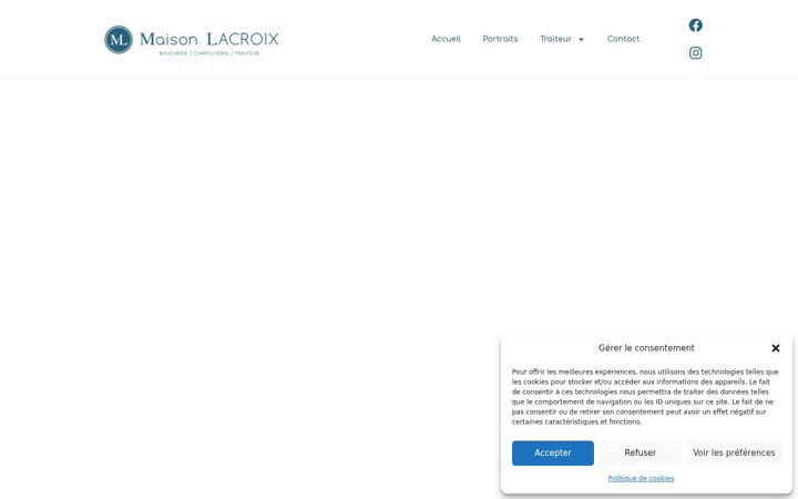 Screenshot of maison-lacroix.fr