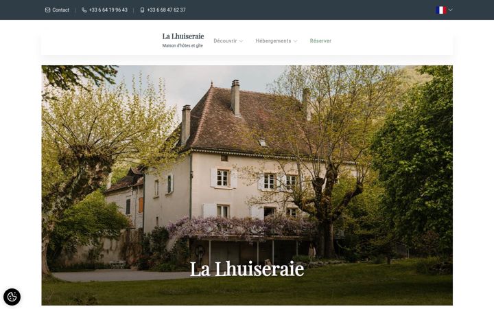 Screenshot of maison-lhuiseraie.com
