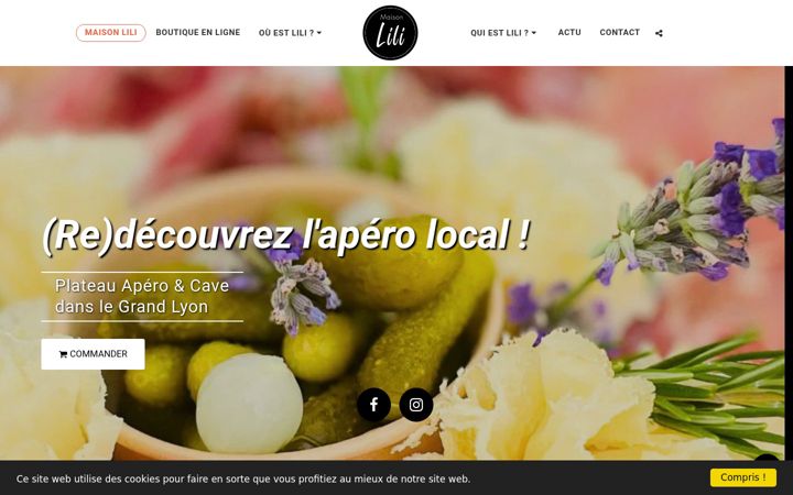 Screenshot of maison-lili.fr