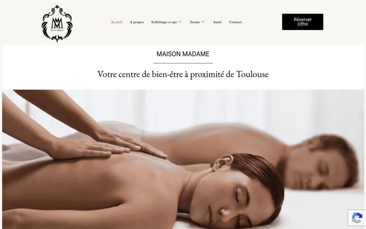 Screenshot of maison-madame.com