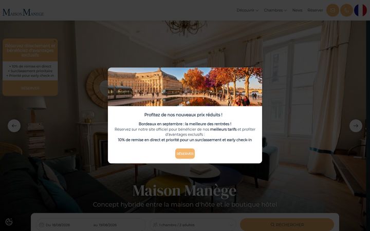 Screenshot of maison-manege.com