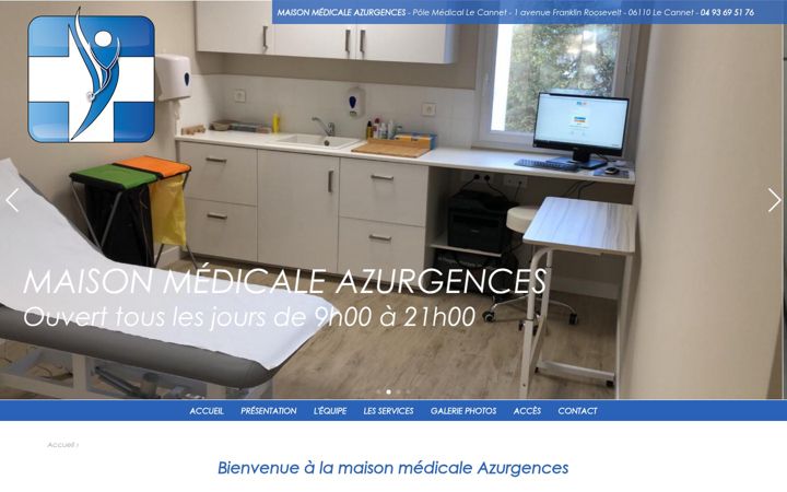 Screenshot of maison-medicale-lecannet-rocheville.com
