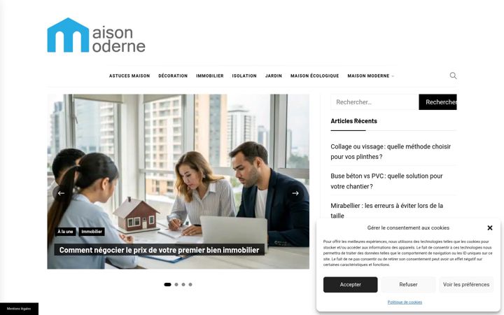 Screenshot of maison-moderne.net